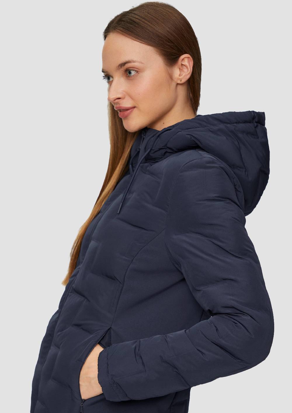 S.Oliver Leicht Wattierte Jacke Im Fabricmix Mit Prägung