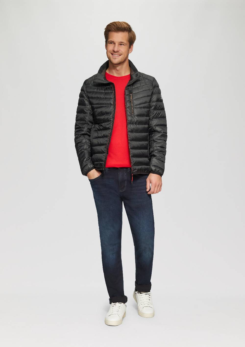 S.Oliver Leicht Wattierte Steppjacke Aus Recyceltem Polyester