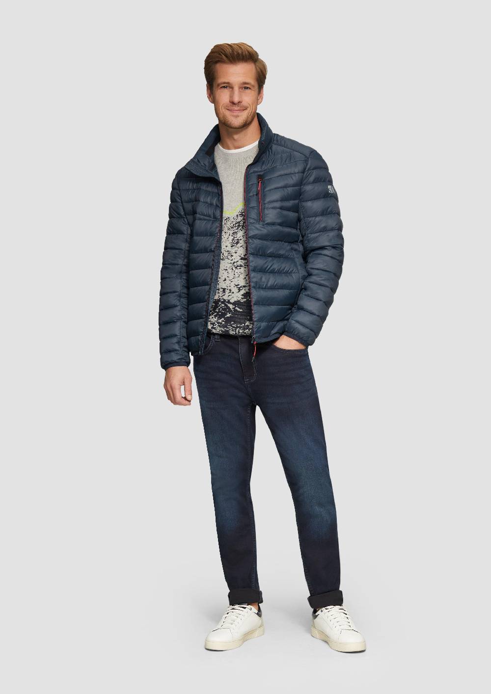 S.Oliver Leicht Wattierte Steppjacke Aus Recyceltem Polyester