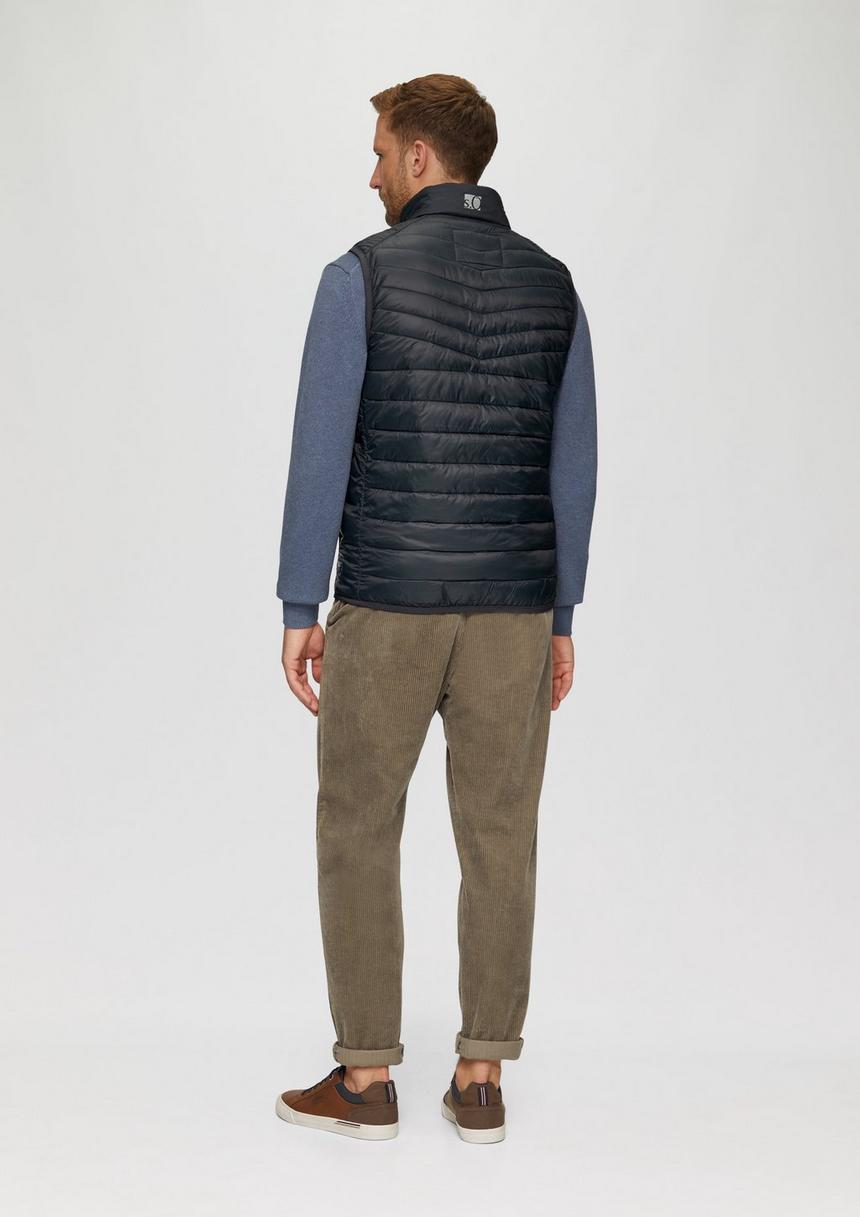 S.Oliver Leicht Wattierte Steppweste Aus Recyceltem Polyester