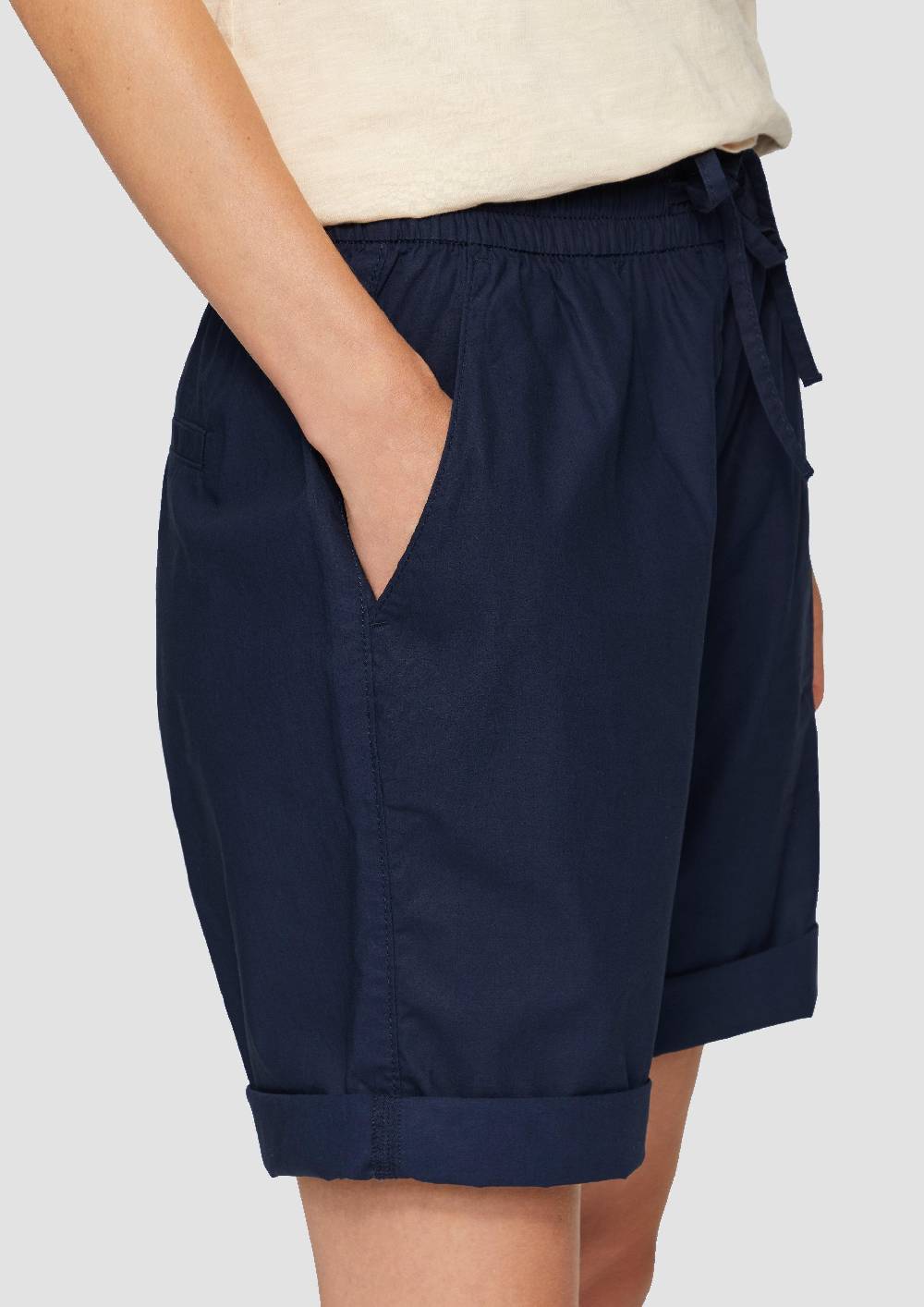 S.Oliver Leichte Shorts Mit Elastikbund Aus Lyocellmix