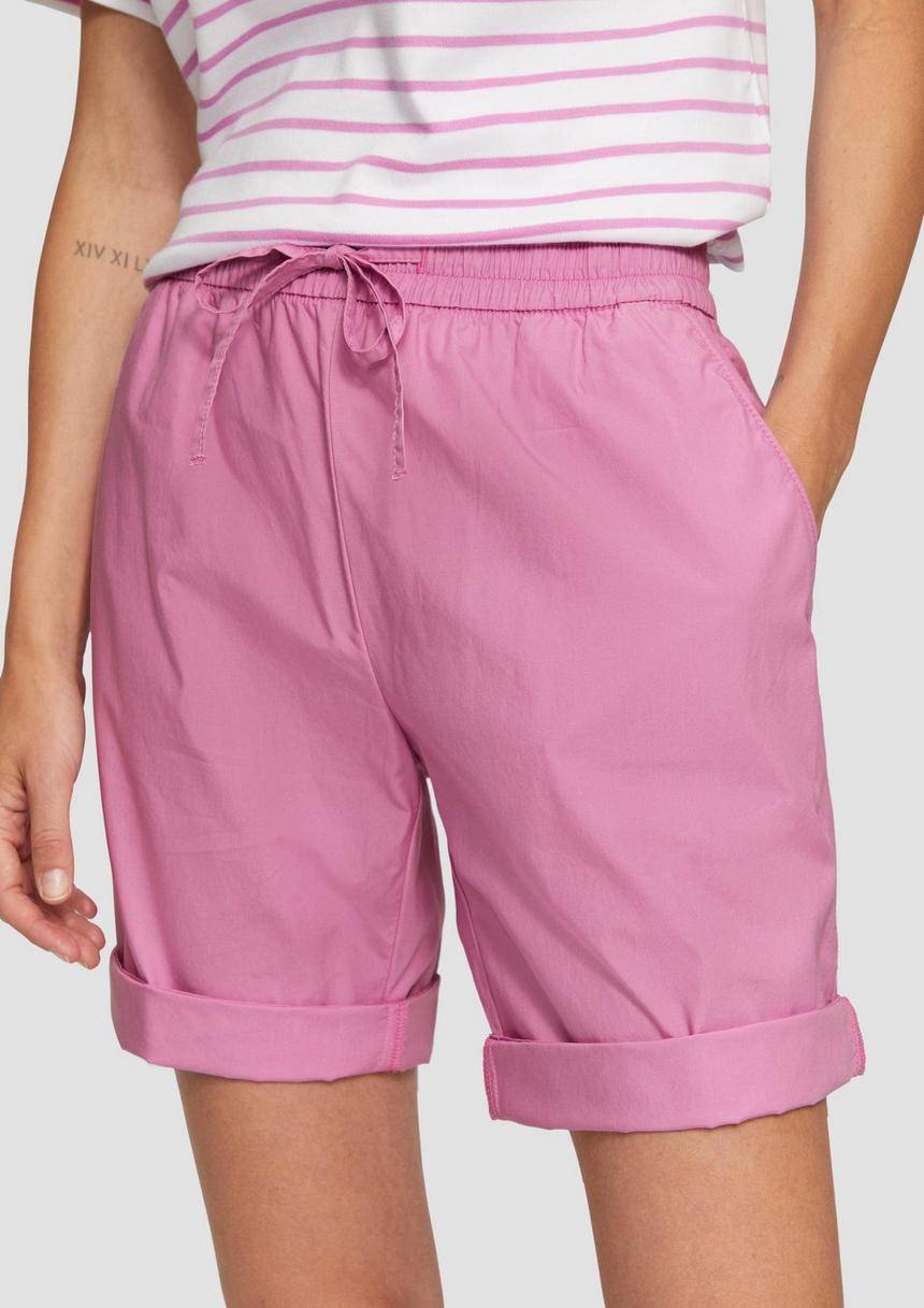 S.Oliver Leichte Shorts Mit Elastikbund Aus Lyocellmix