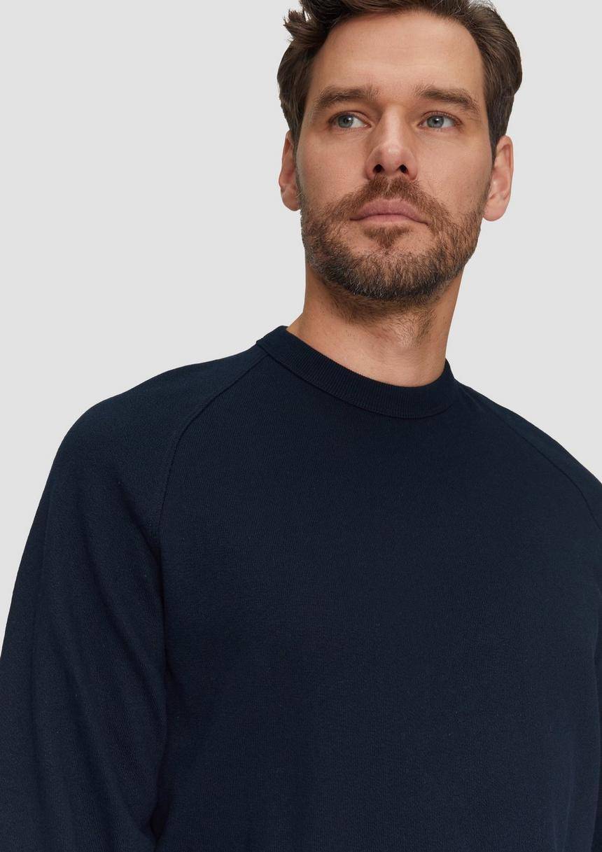 S.Oliver Leichtes Sweatshirt Mit Crewneck Und Raglanärmeln