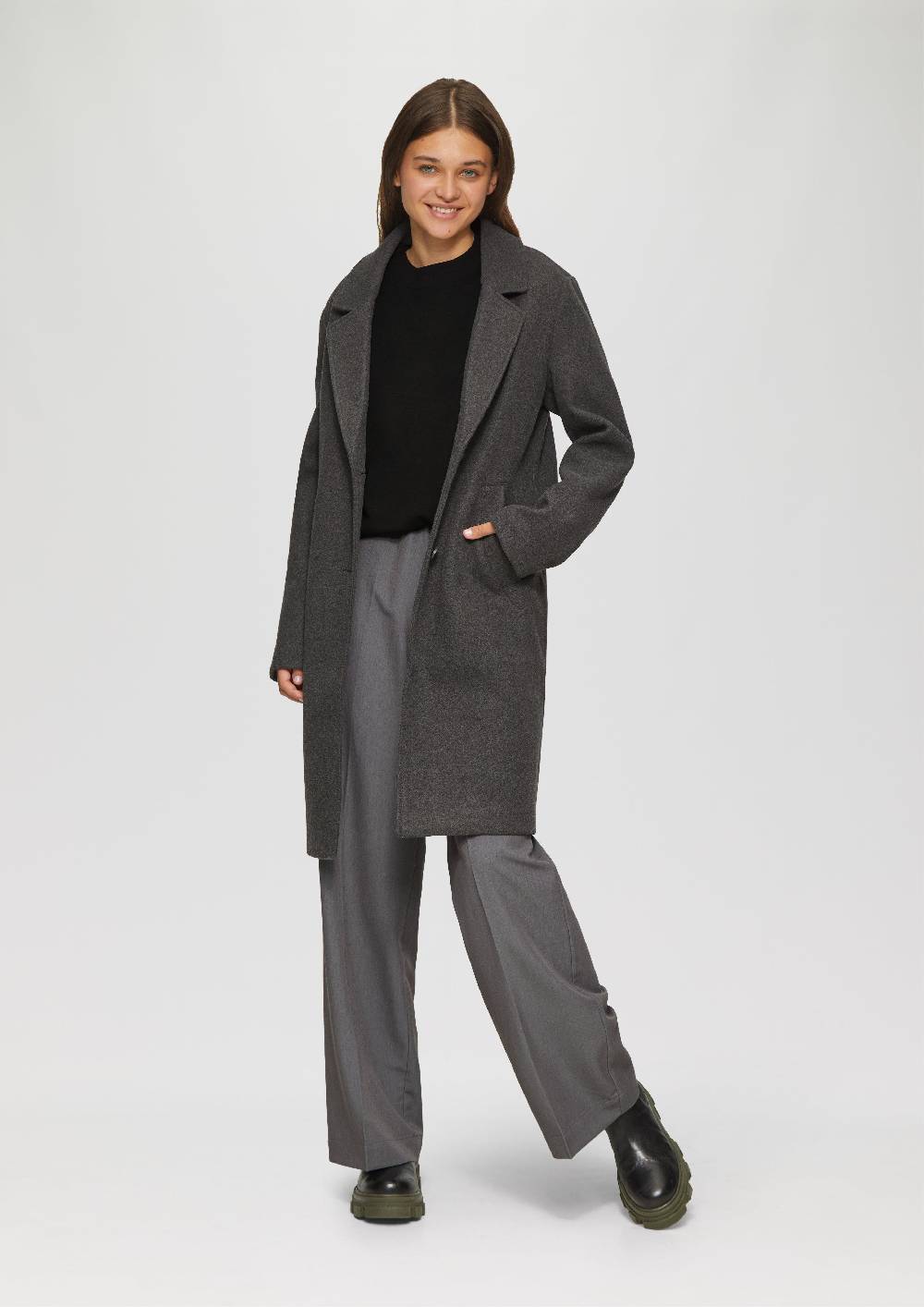 S.Oliver Lockeres Sweatshirt Mit überschnittener Schulter