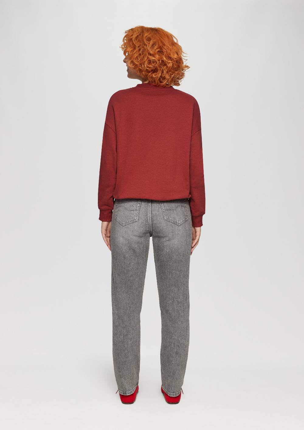 S.Oliver Lockeres Sweatshirt Mit überschnittener Schulter