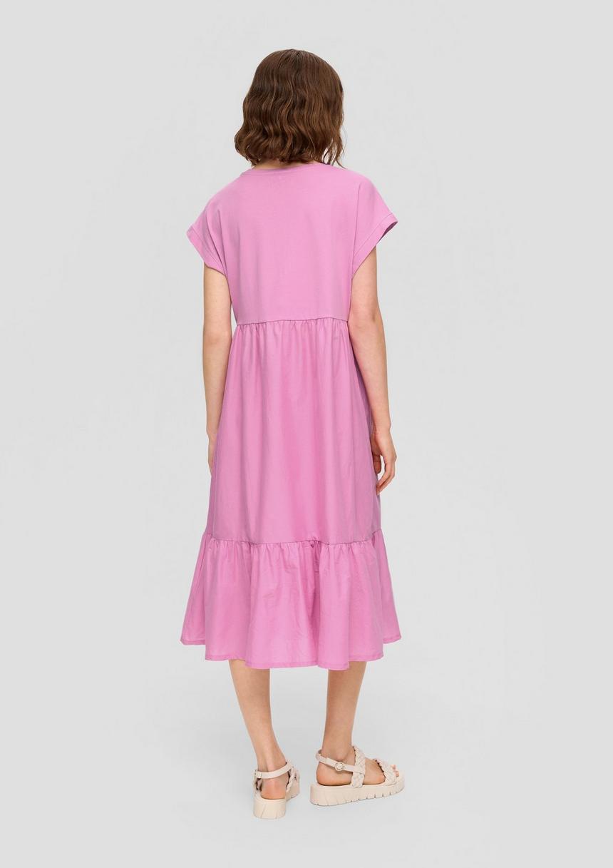 S.Oliver Luftiges Baumwollkleid Im Fabricmix Und Relaxed Fit