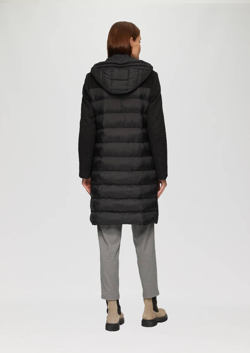 S.Oliver Mantel Im Materialmix Mit Herausnehmbarem Einsatz