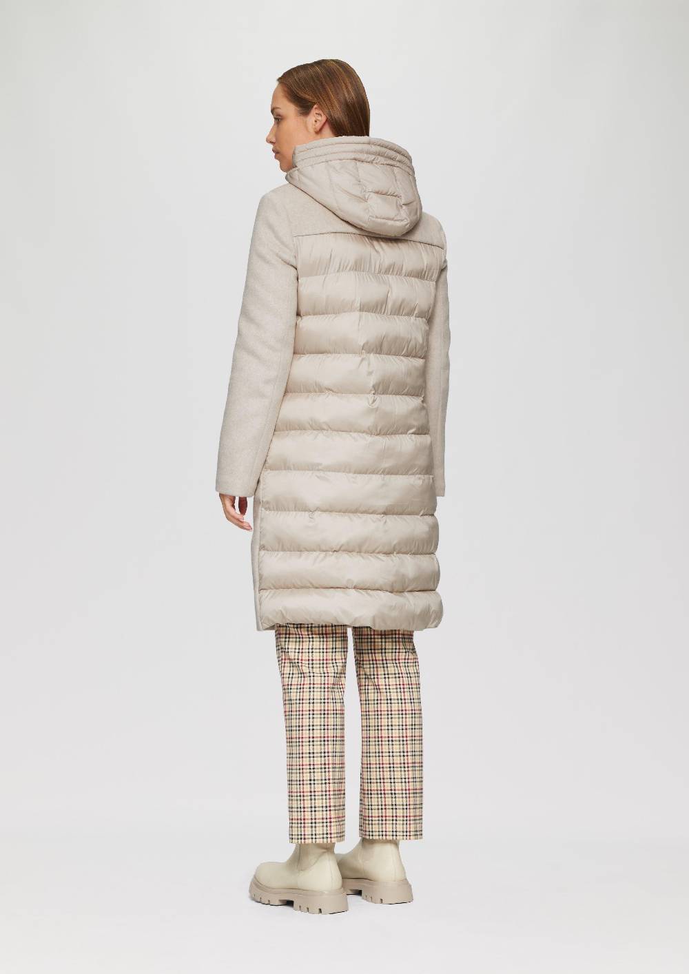 S.Oliver Mantel Im Materialmix Mit Herausnehmbarem Einsatz