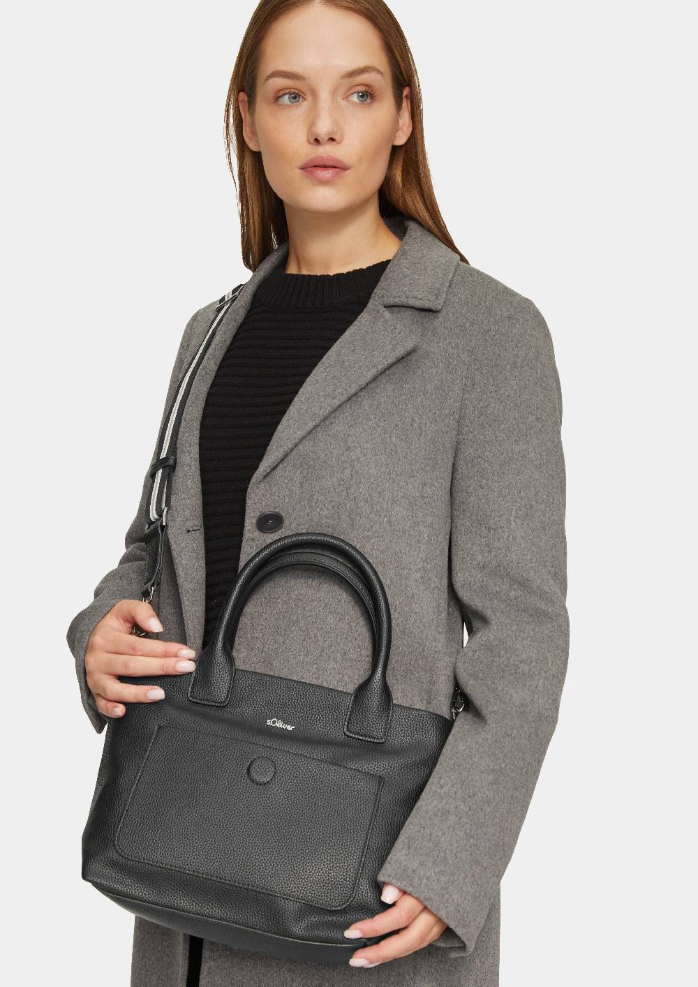 S.Oliver Mittelgroßer Shopper Mit Abnehmbarem Schultergurt