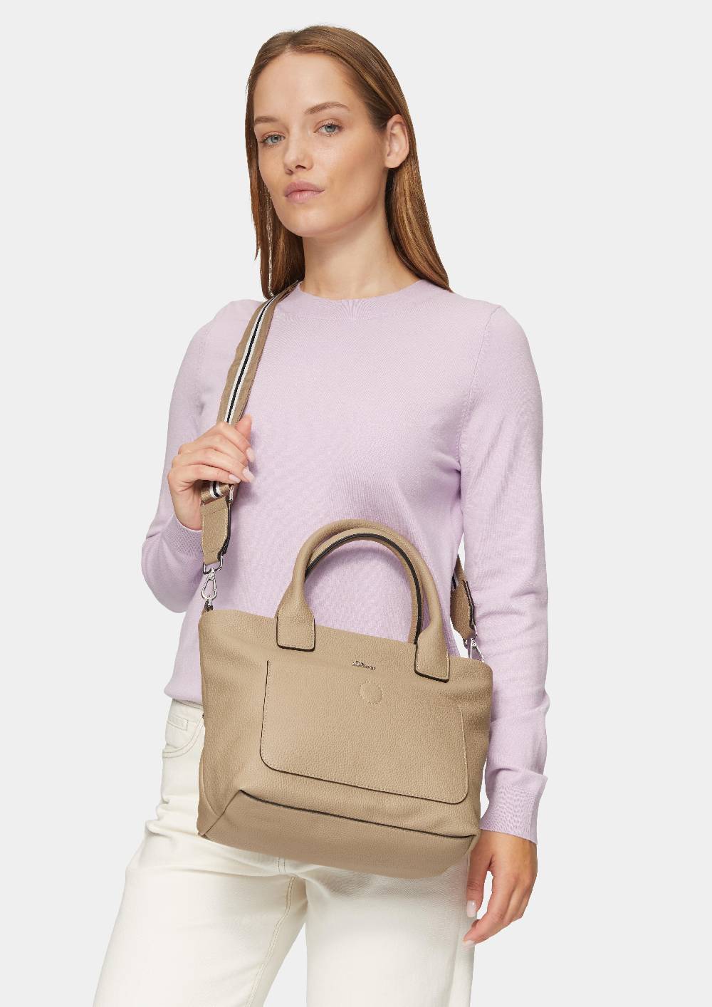 S.Oliver Mittelgroßer Shopper Mit Abnehmbarem Schultergurt