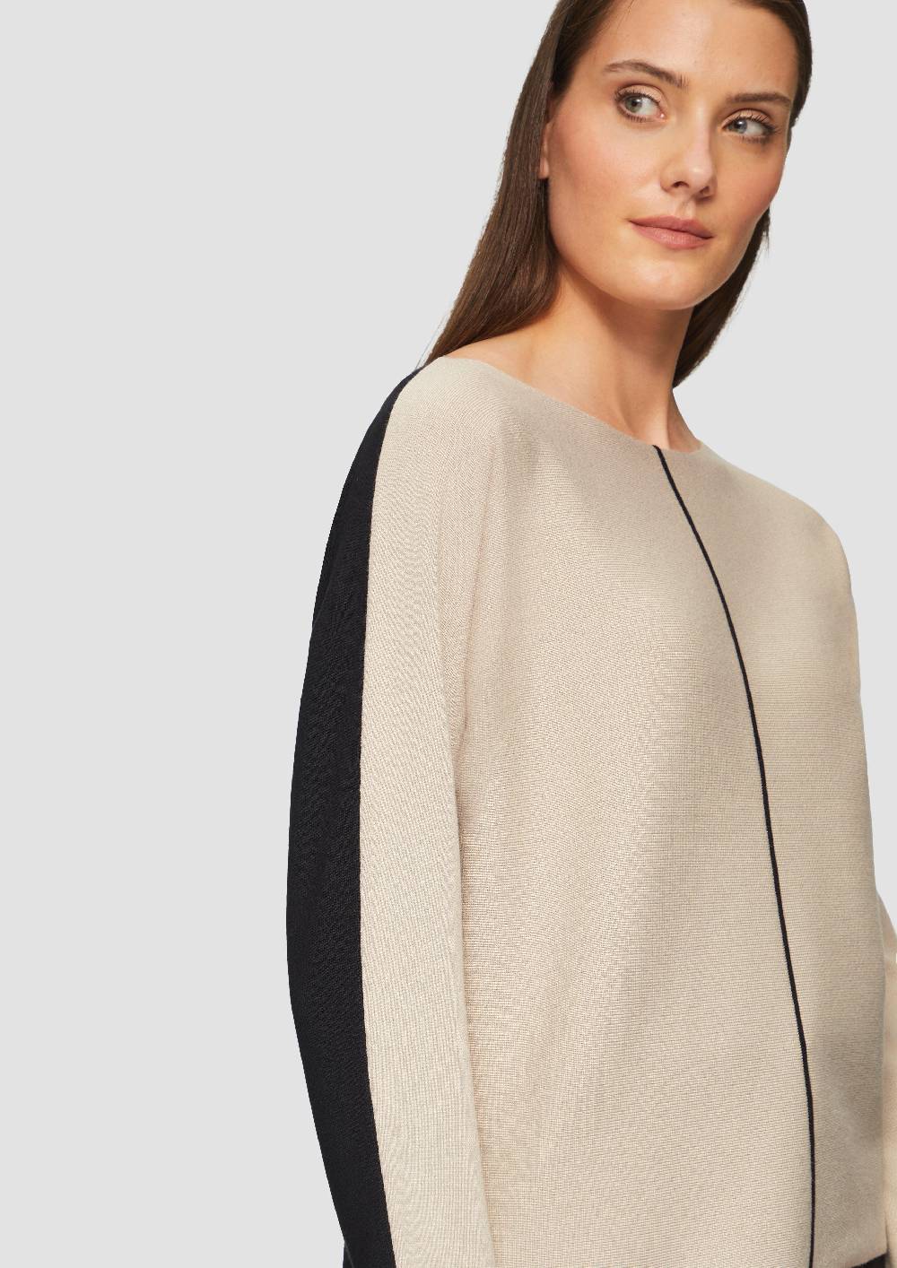 S.Oliver Modischer Strickpullover Mit Fledermausärmel