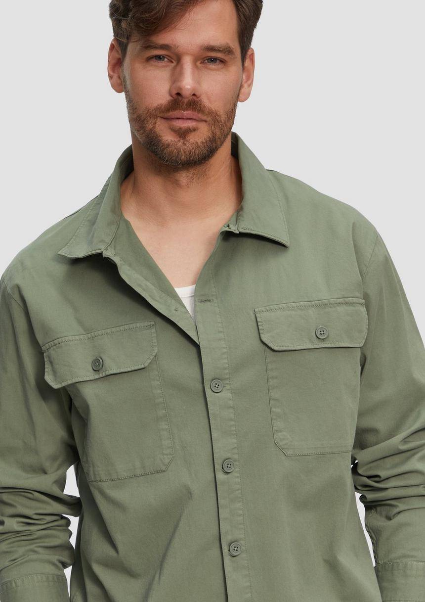 S.Oliver Overshirt Aus Baumwollstretch Im Relaxed Fit