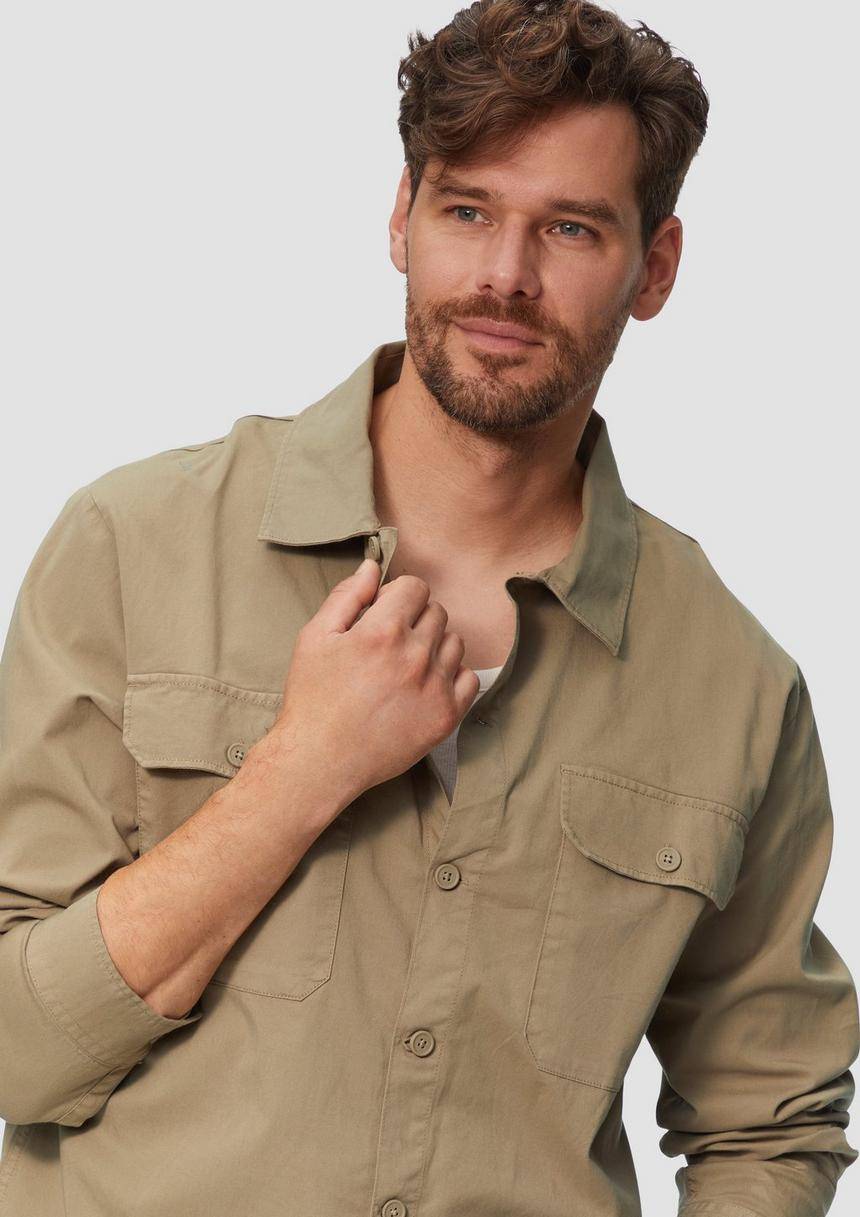 S.Oliver Overshirt Aus Baumwollstretch Im Relaxed Fit