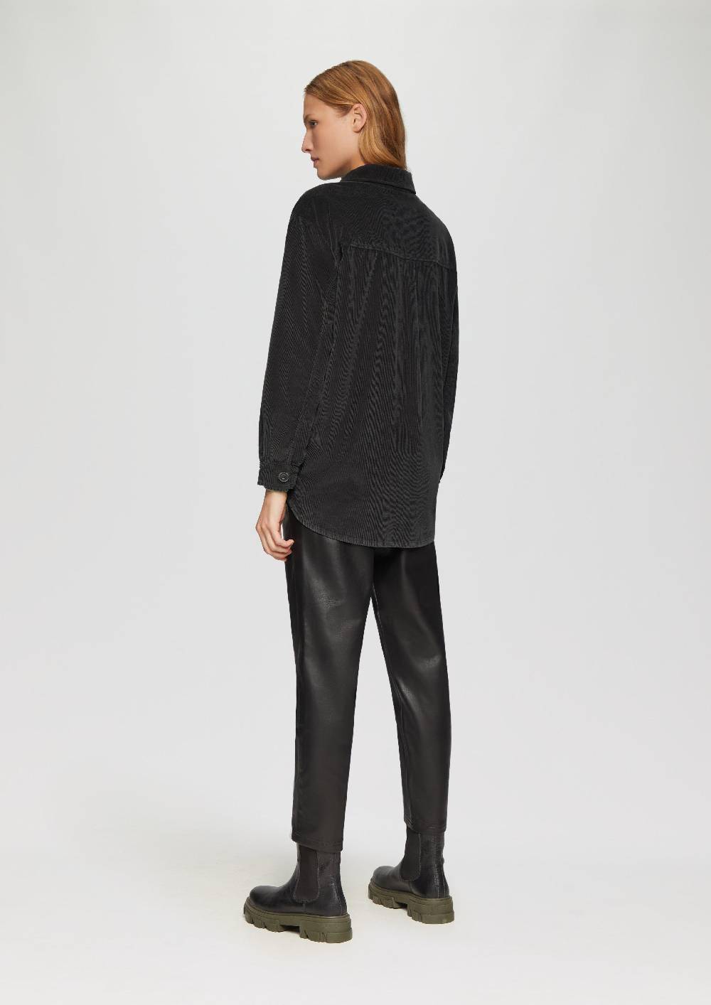 S.Oliver Overshirt Aus Cord Mit Seitlichen Eingrifftaschen