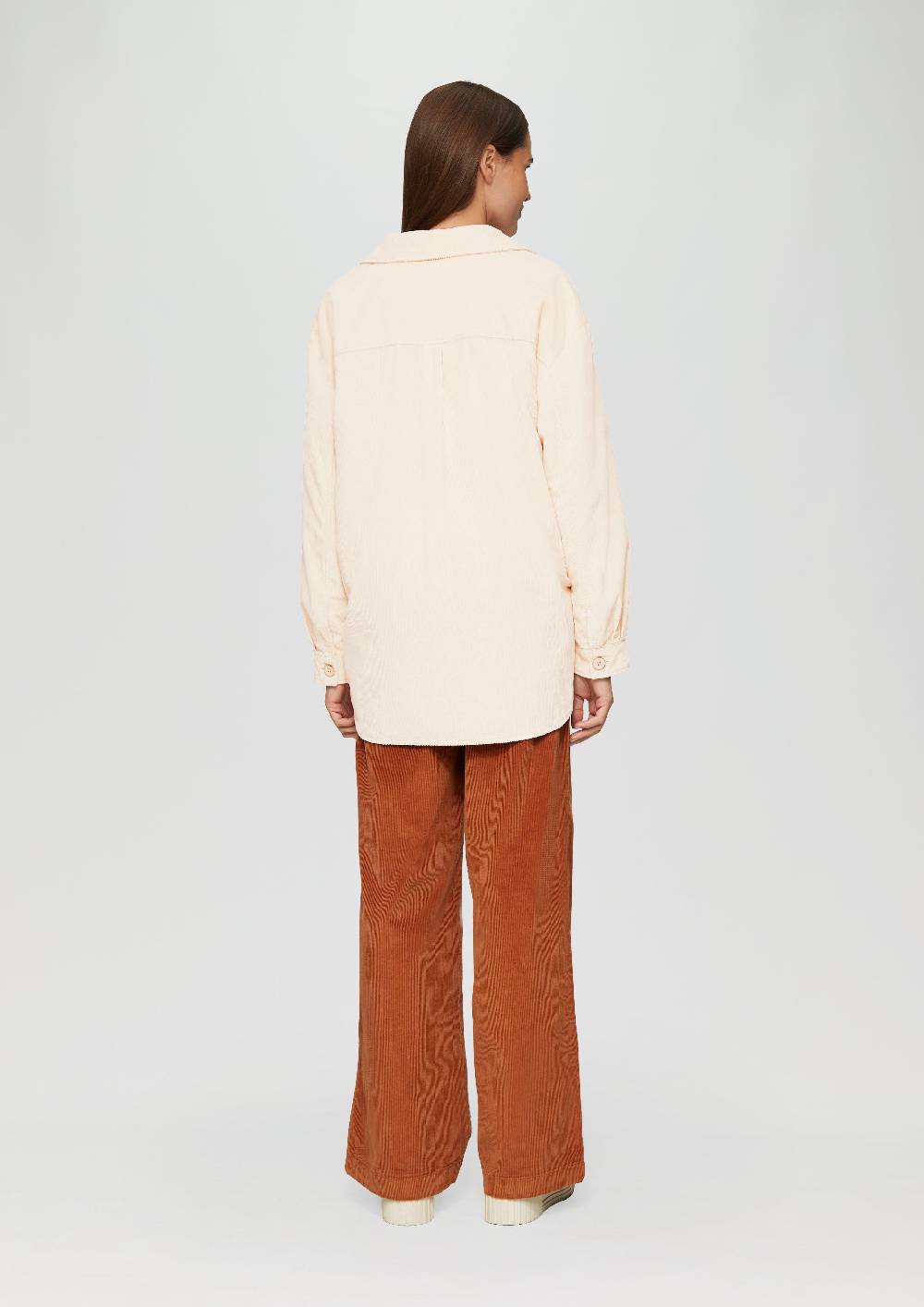 S.Oliver Overshirt Aus Cord Mit Seitlichen Eingrifftaschen