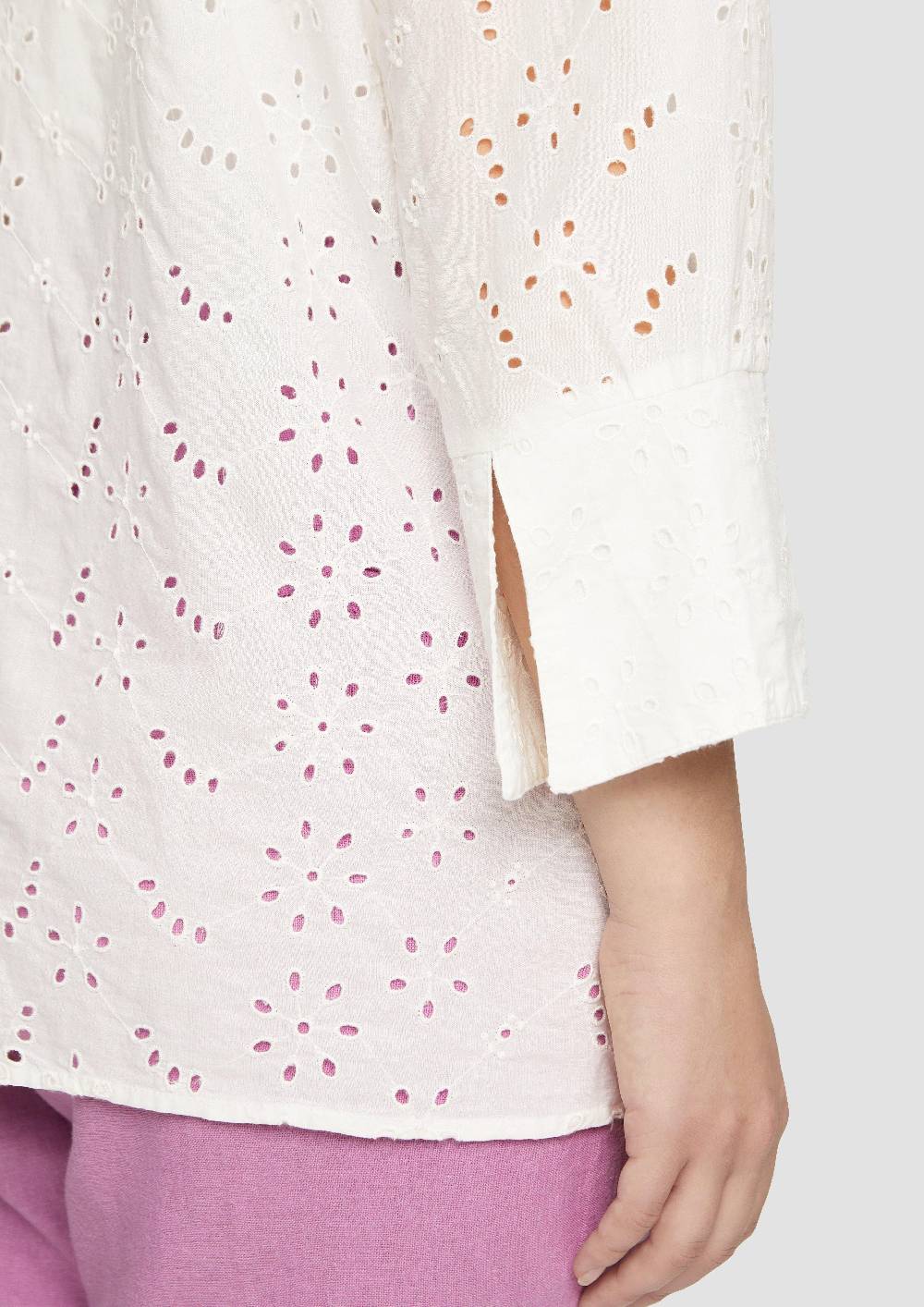 S.Oliver Oversized-Hemdbluse Mit überschnittenen Schultern