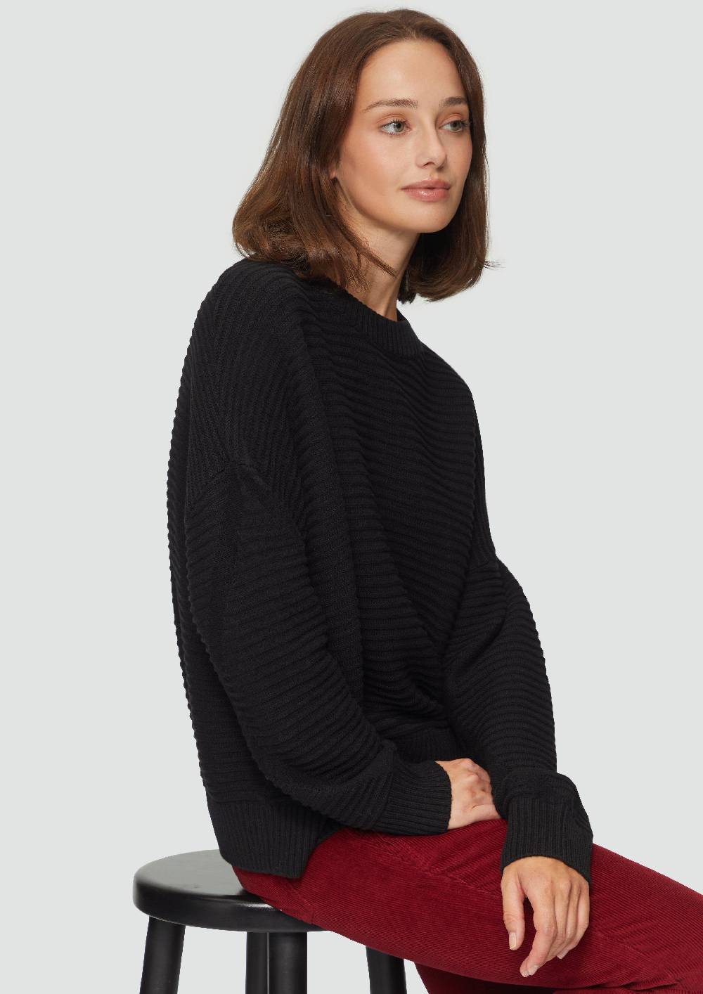 S.Oliver Oversized Strickpullover Mit Ottoman-Struktur