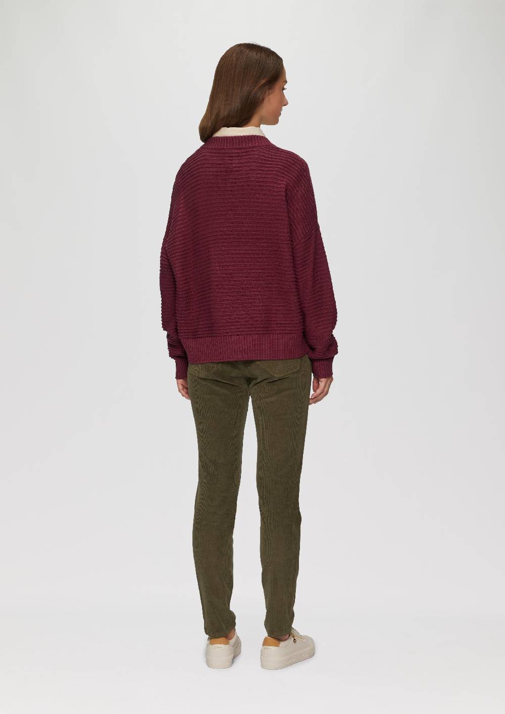 S.Oliver Oversized Strickpullover Mit Ottoman-Struktur