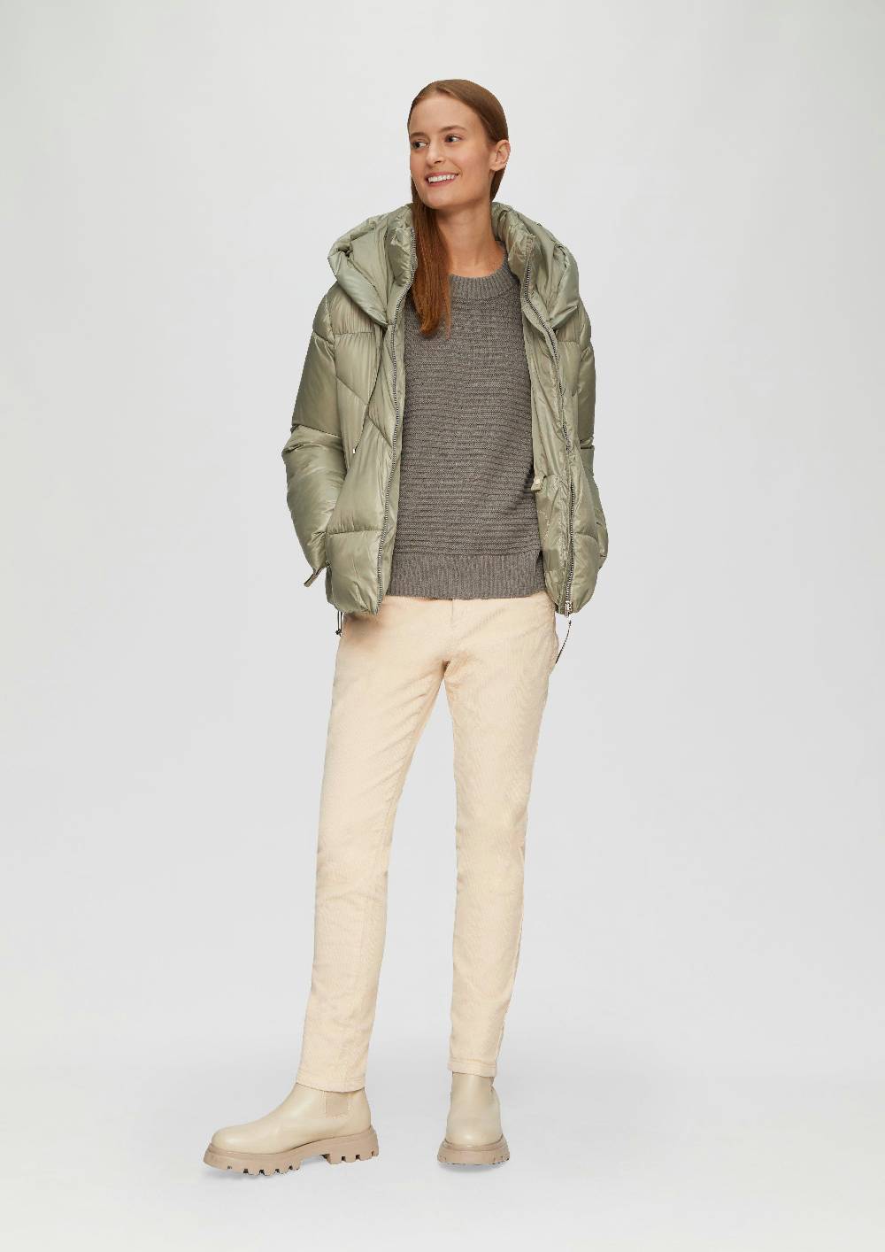 S.Oliver Oversized Strickpullover Mit Strukturdetails