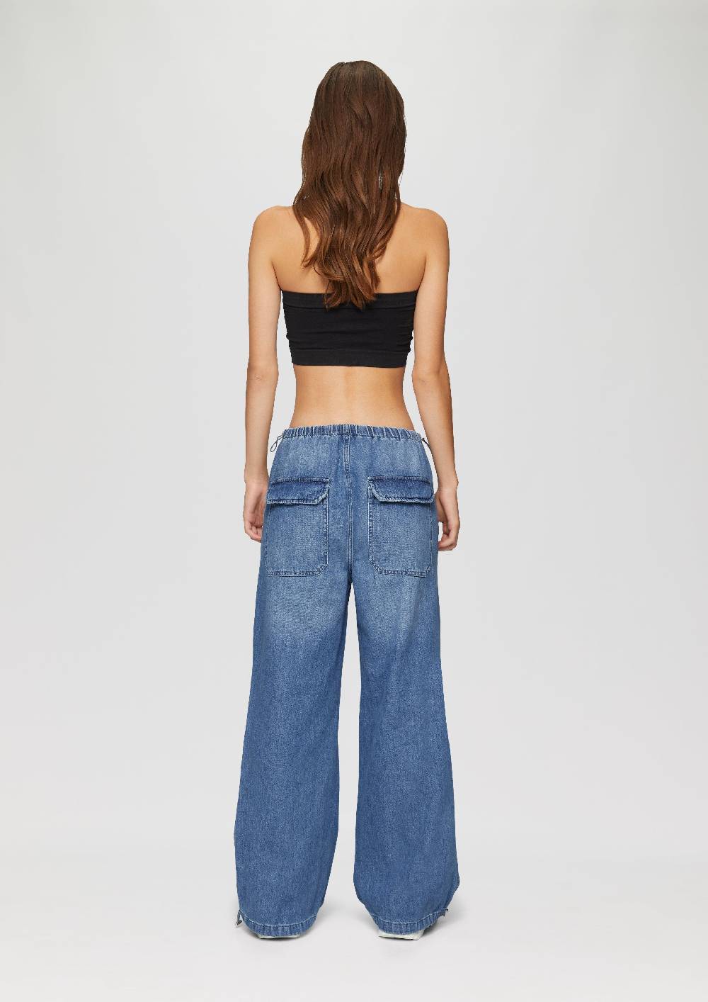 S.Oliver Parachute-Jeans / Loose Fit / Mid Rise / Wide Leg