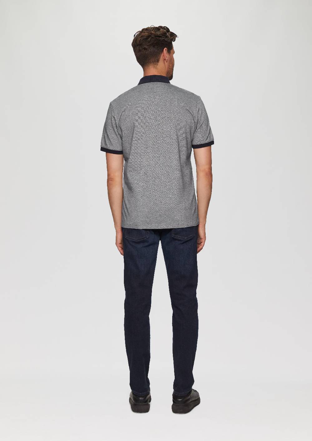 S.Oliver Poloshirt Aus Baumwollpiqué Mit Kontrast-Details