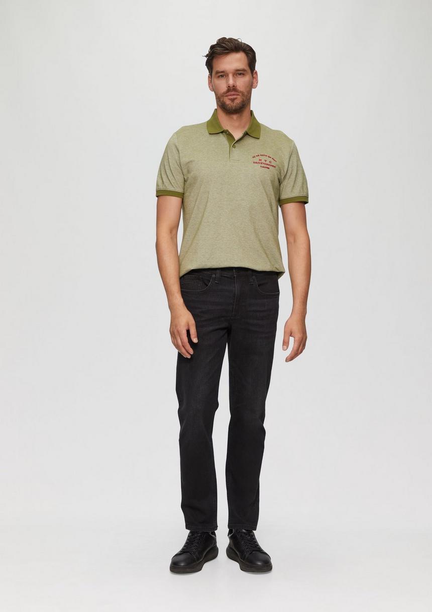 S.Oliver Poloshirt Aus Baumwollpiqué Mit Kontrast-Details