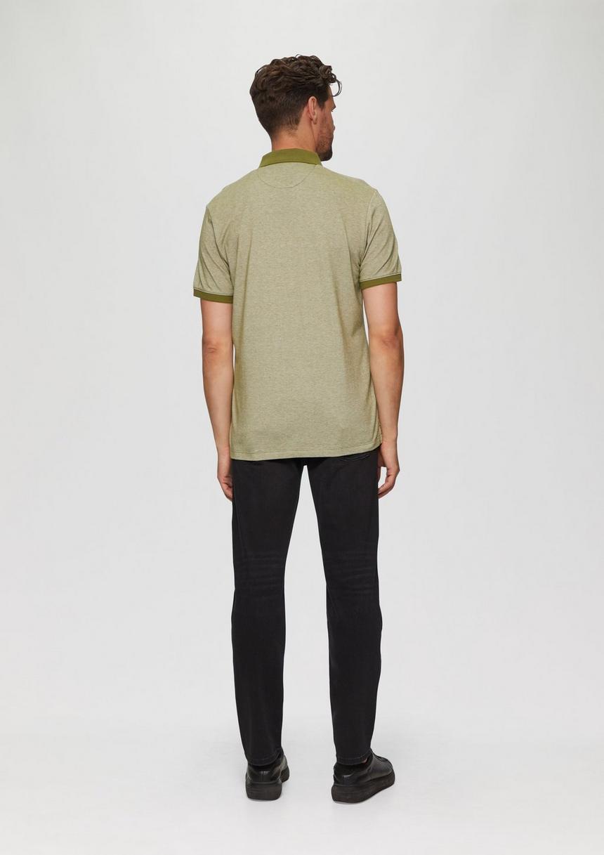 S.Oliver Poloshirt Aus Baumwollpiqué Mit Kontrast-Details