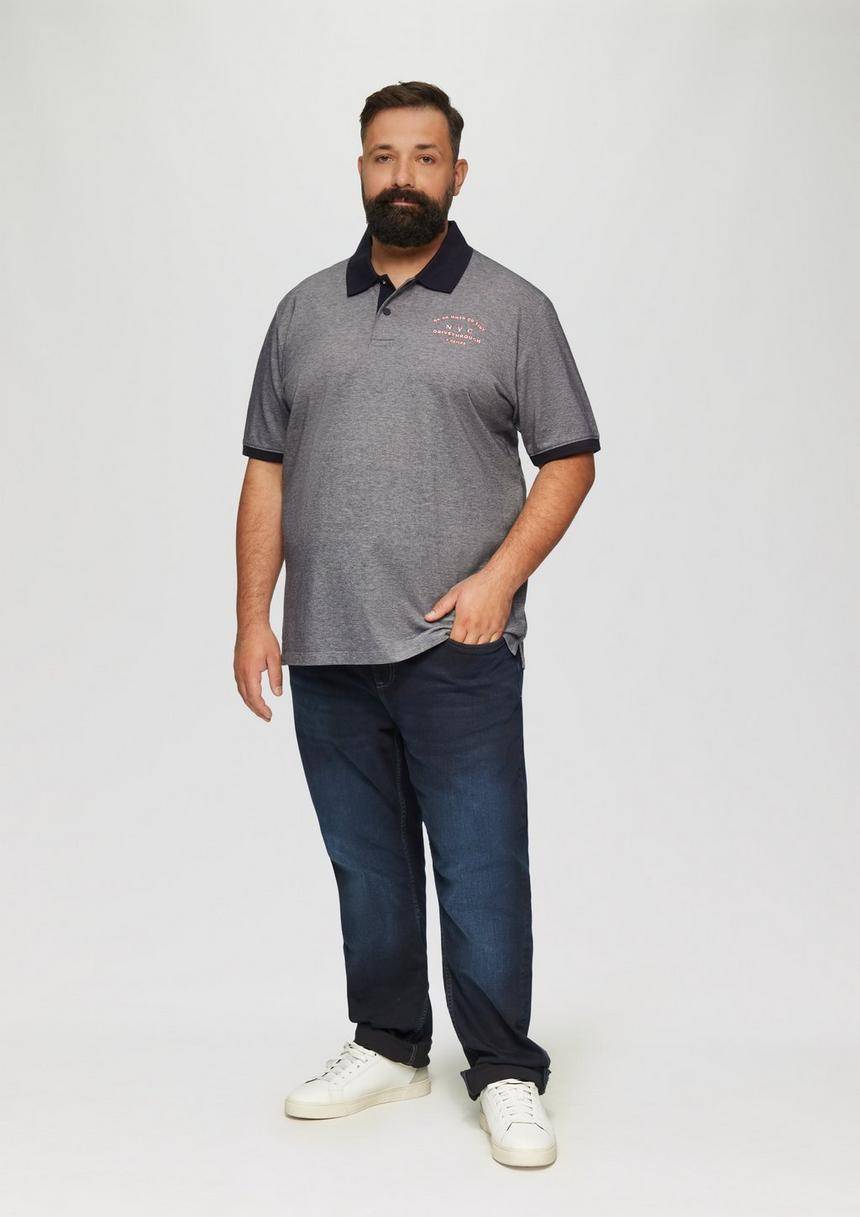 S.Oliver Poloshirt Aus Baumwollpiqué Mit Kontrast-Details