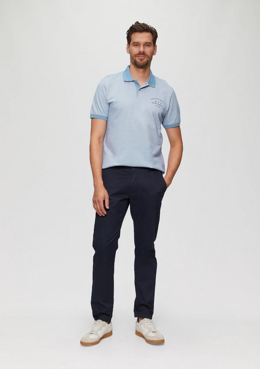S.Oliver Poloshirt Aus Baumwollpiqué Mit Kontrast-Details