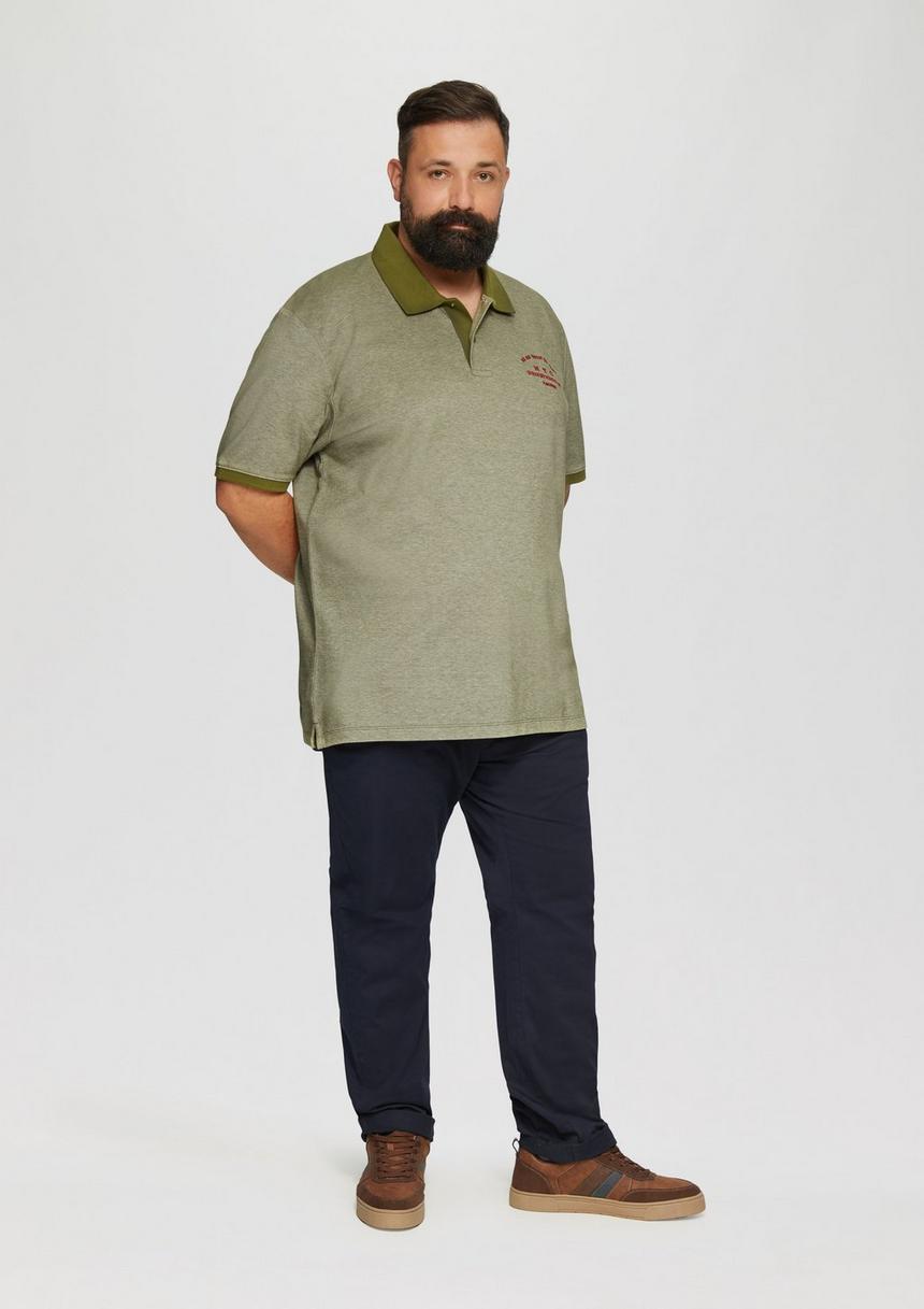S.Oliver Poloshirt Aus Baumwollpiqué Mit Kontrast-Details