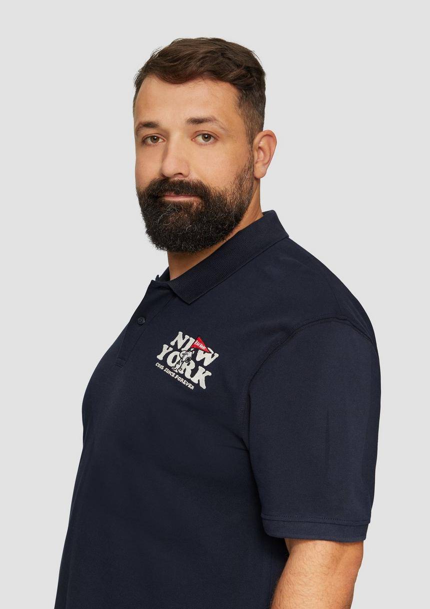 S.Oliver Poloshirt Aus Baumwollpiqué Mit Peanuts®-Motiv