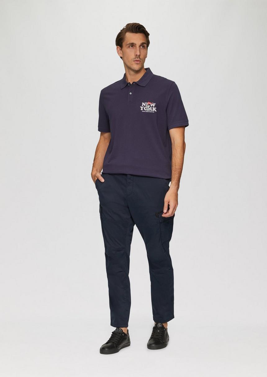 S.Oliver Poloshirt Aus Baumwollpiqué Mit Peanuts®-Motiv
