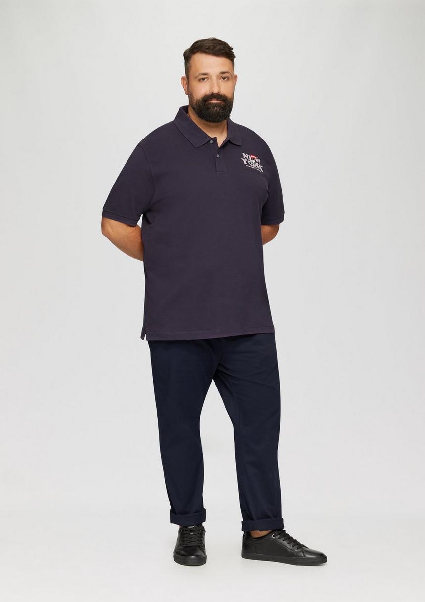 S.Oliver Poloshirt Aus Baumwollpiqué Mit Peanuts®-Motiv
