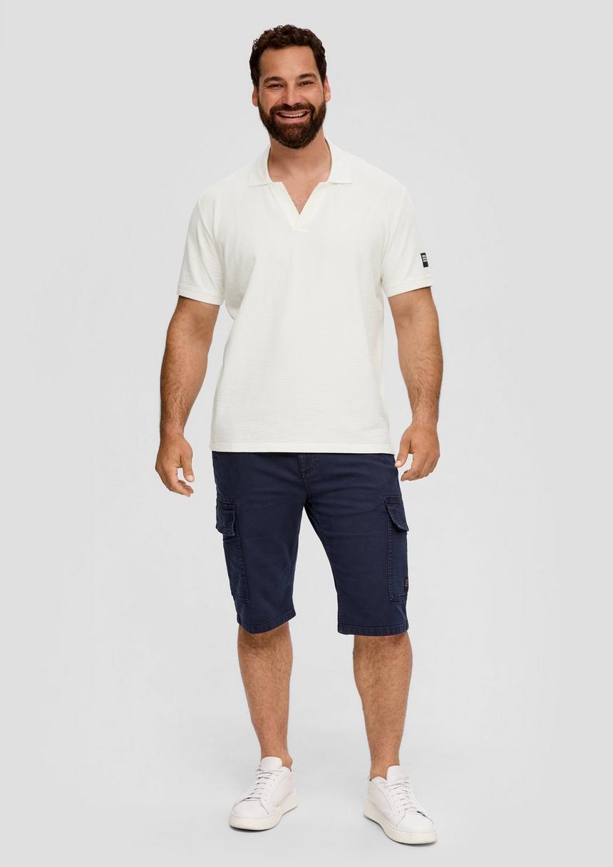 S.Oliver Poloshirt Aus Baumwollstretch Mit Applikation