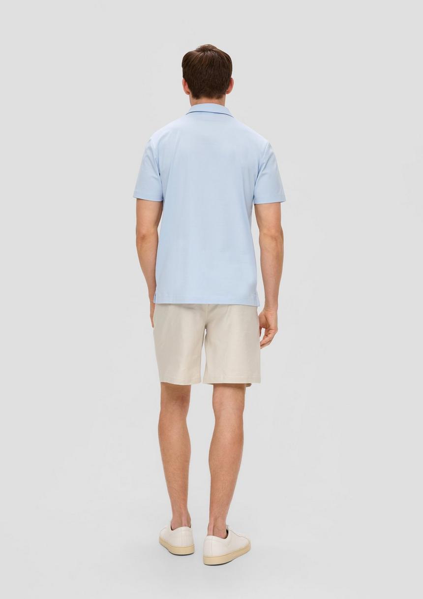 S.Oliver Poloshirt Aus Jersey Mit Seitlich Geschlitztem Saum