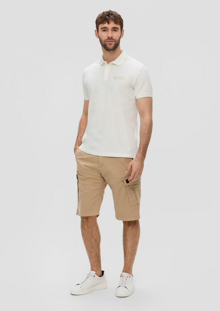 S.Oliver Poloshirt Mit Piquêstruktur Und Logo-Print