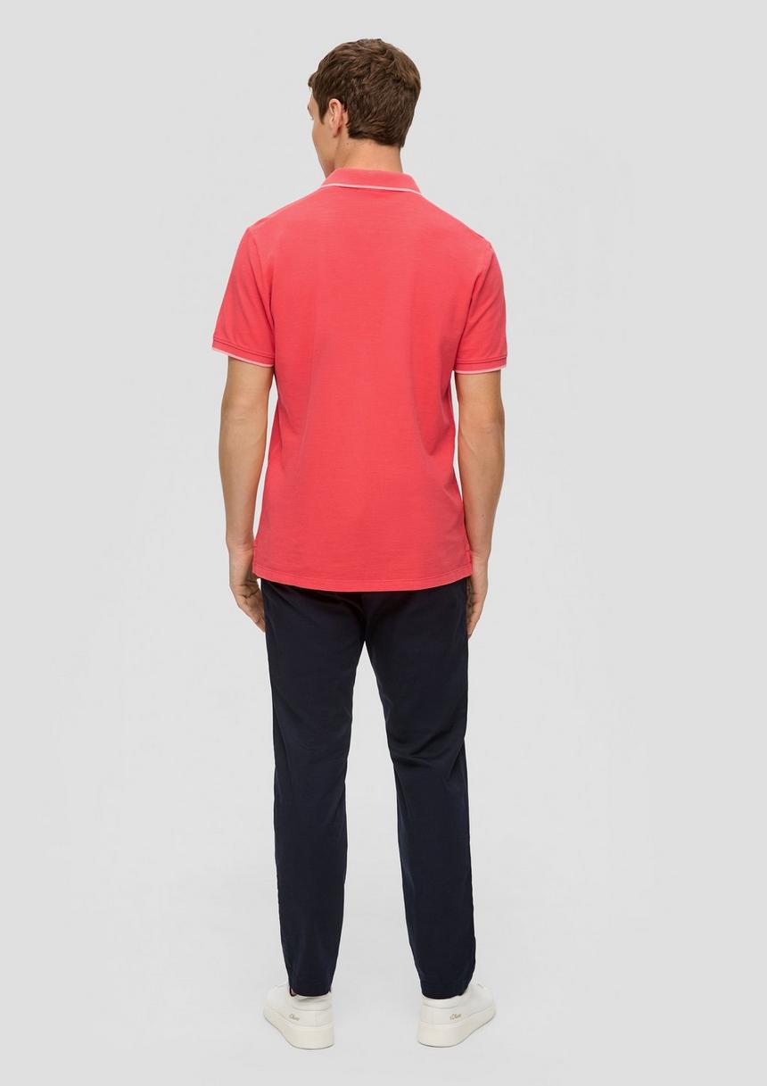 S.Oliver Poloshirt Mit Piquêstruktur Und Logo-Print