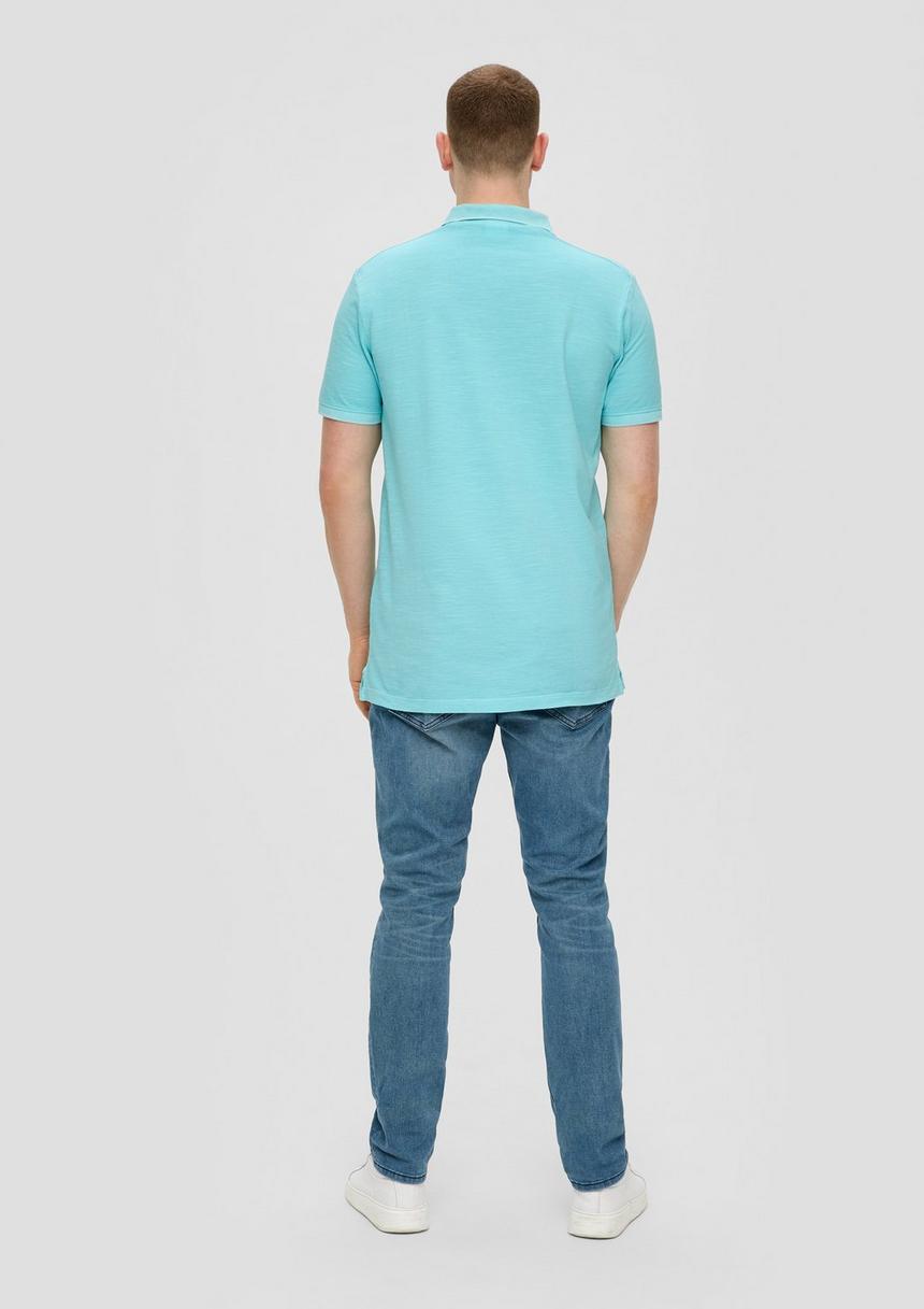 S.Oliver Poloshirt Mit Piquêstruktur Und Logo-Print