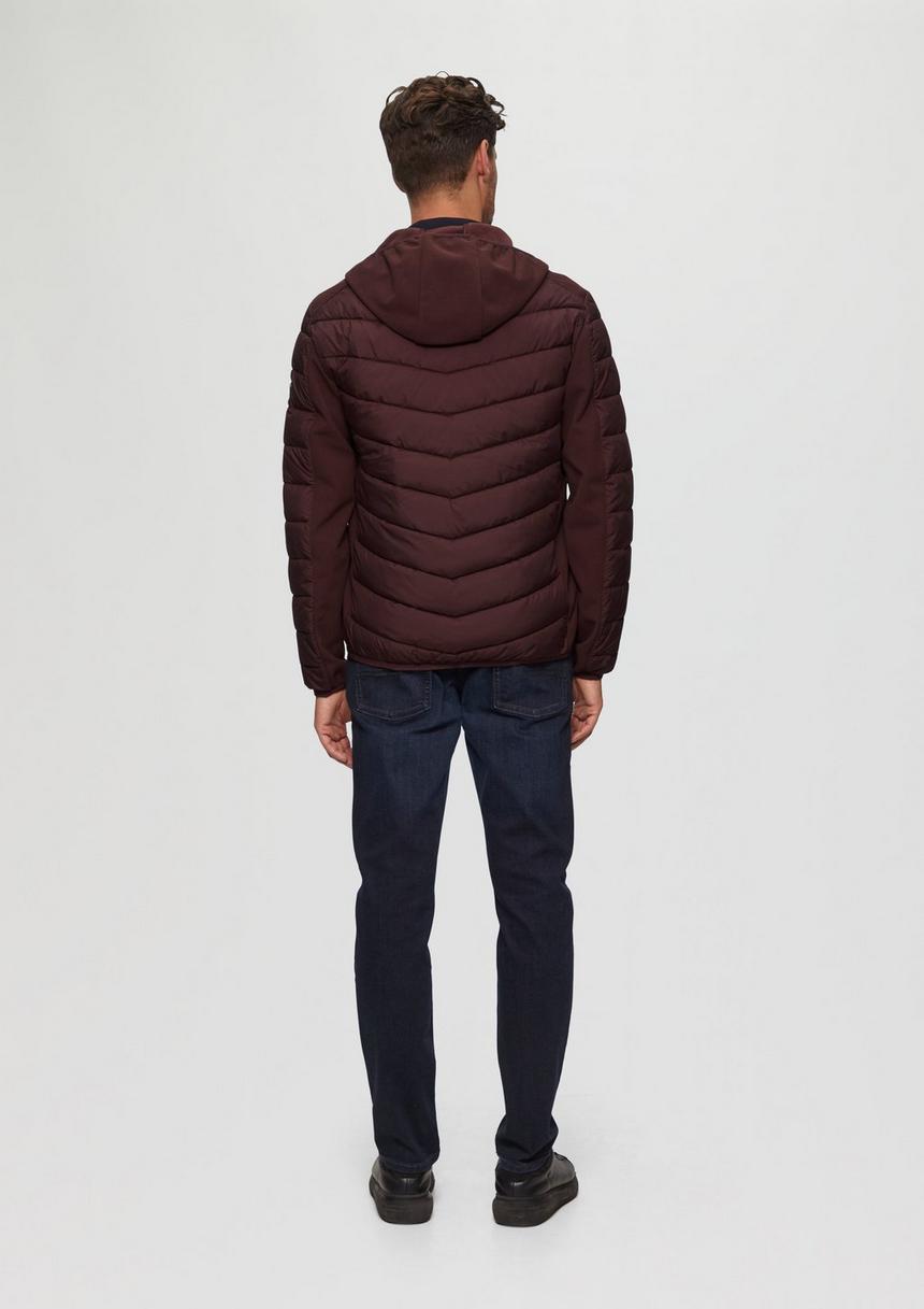 S.Oliver Pufferjacke Im Fabricmix Mit Kontrast-Details