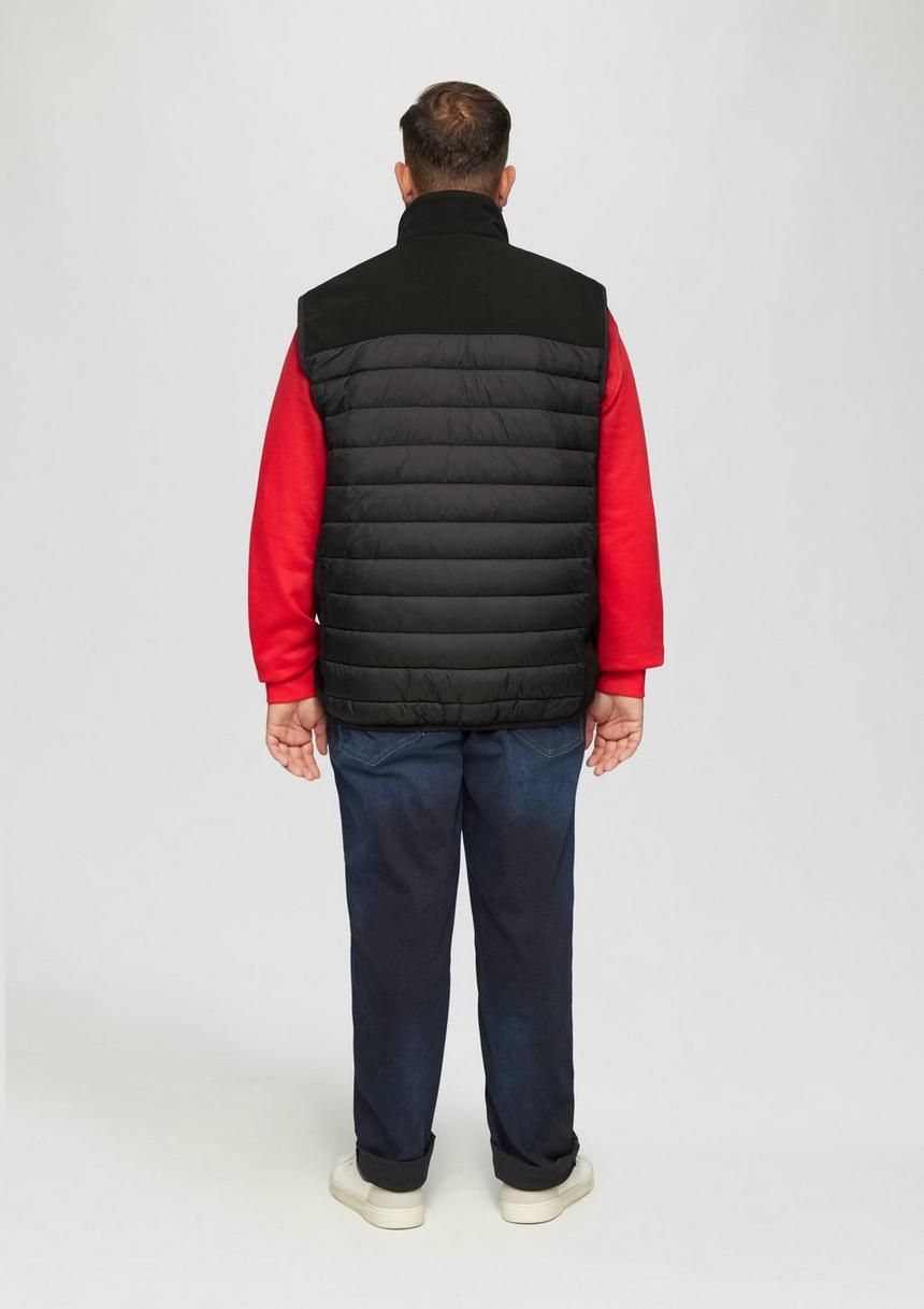 S.Oliver Pufferweste Aus Softshell Mit Kontrast-Details