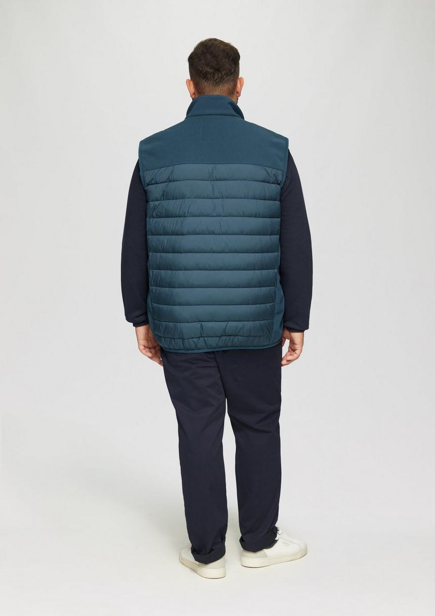 S.Oliver Pufferweste Aus Softshell Mit Kontrast-Details