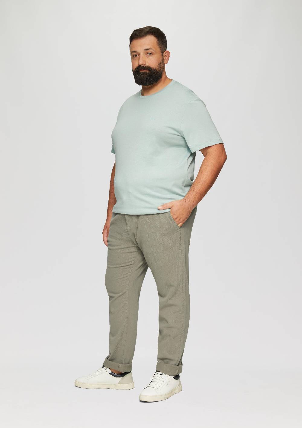 S.Oliver Regular: Chino-Joggers Mit Elastischem Bund