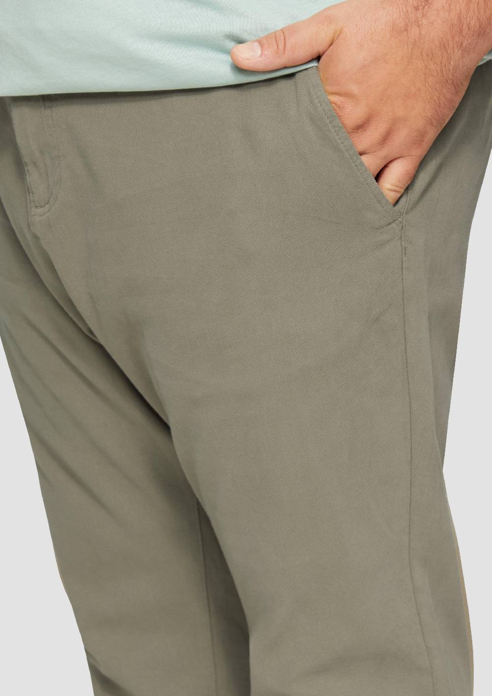 S.Oliver Regular: Chino-Joggers Mit Elastischem Bund