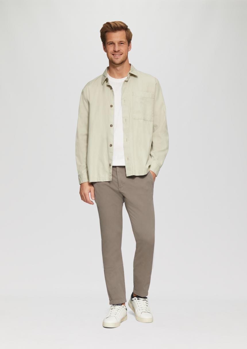 S.Oliver Regular Fit: Strukturierte Chino Aus Baumwollstretch