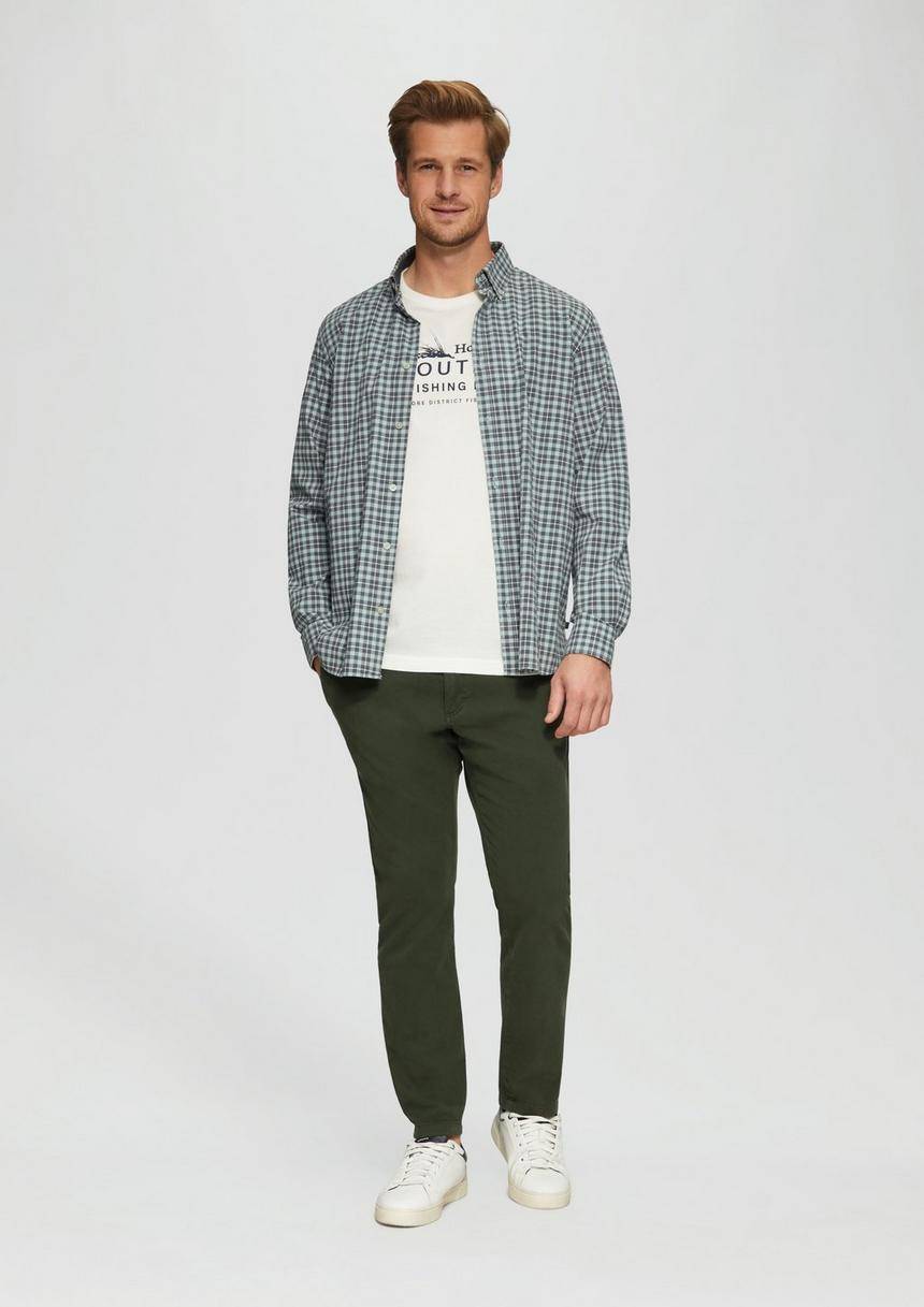 S.Oliver Regular Fit: Strukturierte Chino Aus Baumwollstretch