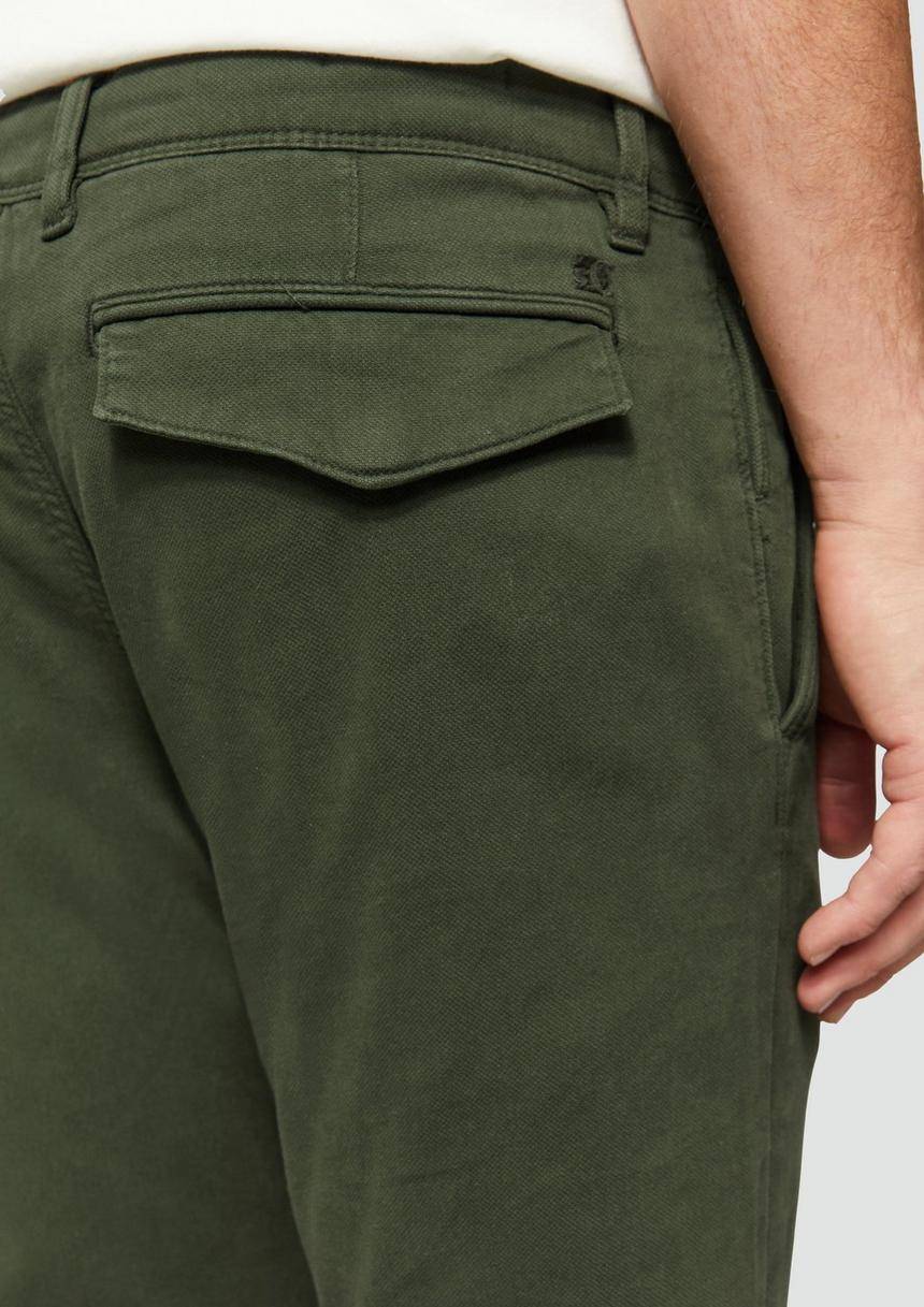 S.Oliver Regular Fit: Strukturierte Chino Aus Baumwollstretch