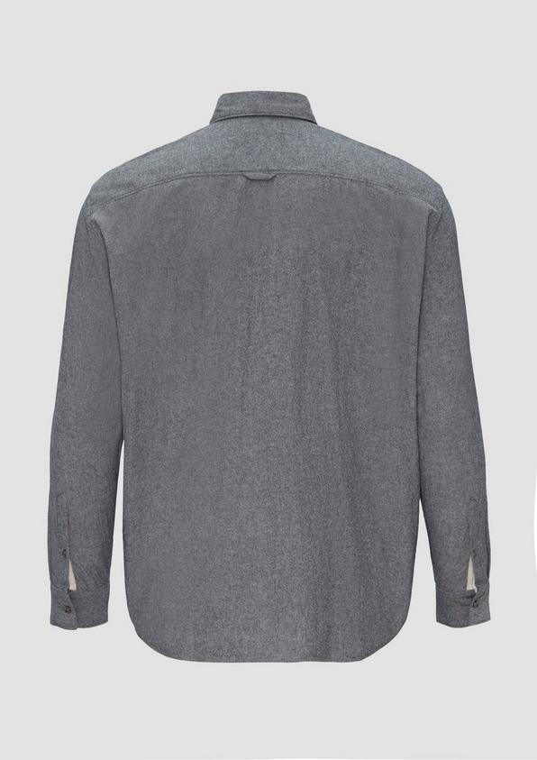 S.Oliver Regular Fit: Strukturiertes Hemd mit Button-Down-Kragen