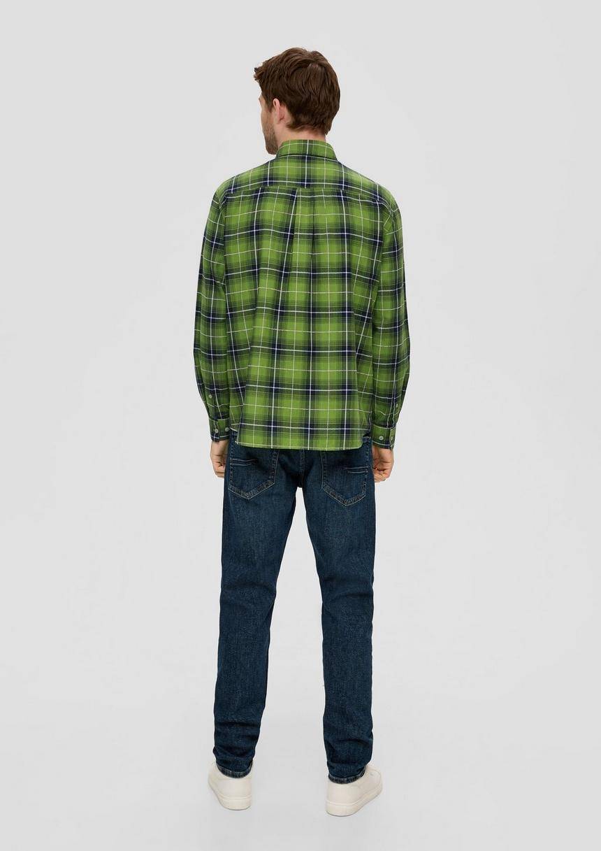 S.Oliver Regular: Langarmhemd Mit Button-down-Kragen