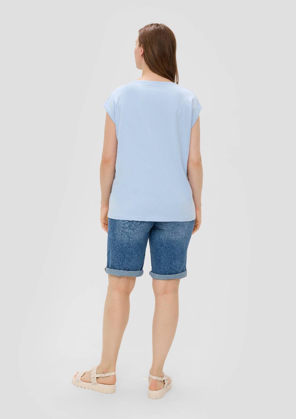 S.Oliver Relaxed-Fit-Shirt Aus Baumwolle Mit Frontprint