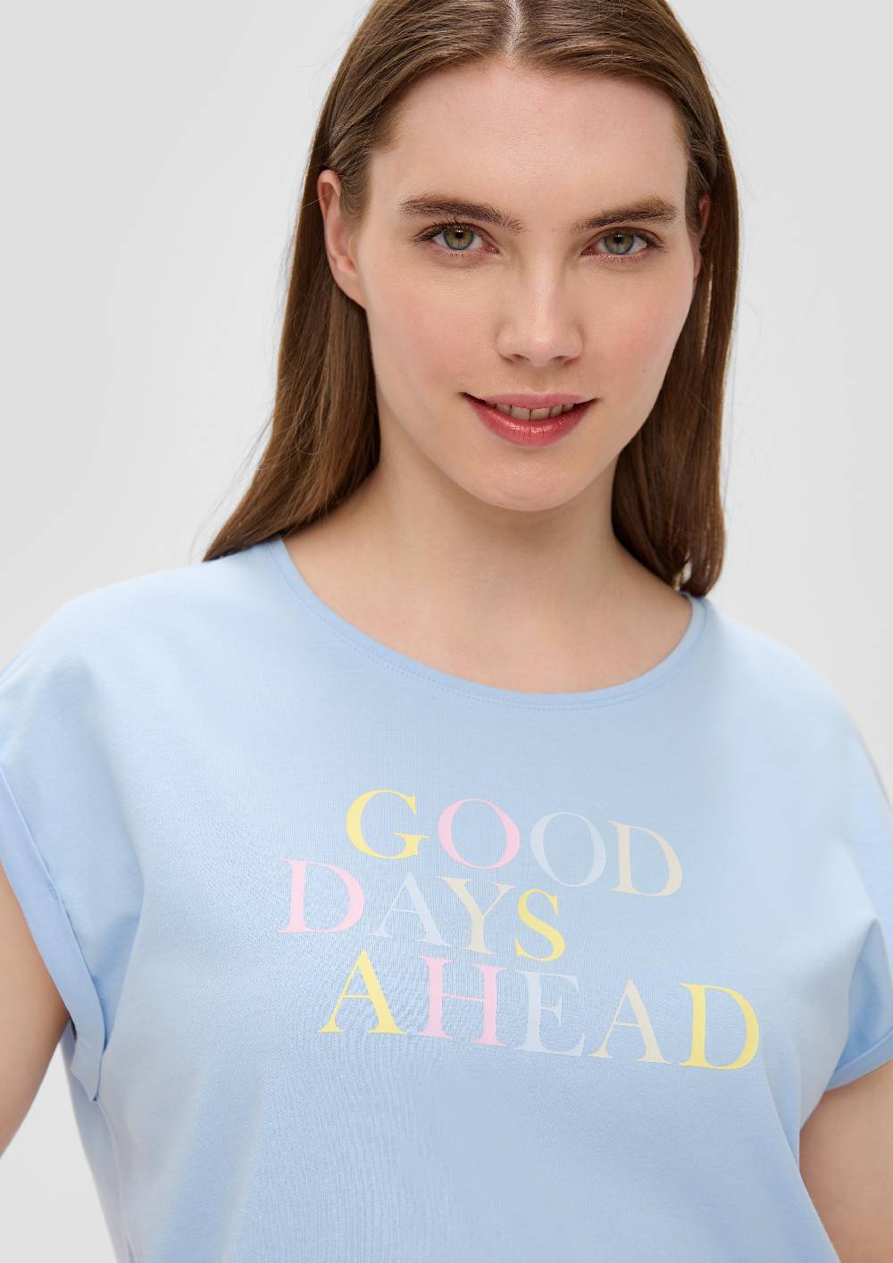 S.Oliver Relaxed-Fit-Shirt Aus Baumwolle Mit Frontprint